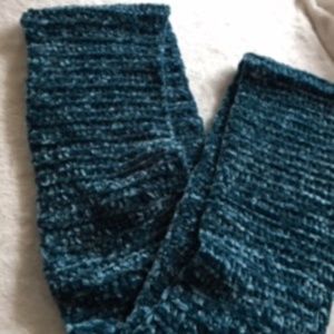 Beautiful Handmade Velvet Crochet Infinity Scarf